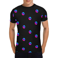 Pulse Small Black Men's All Over Print T-shirt