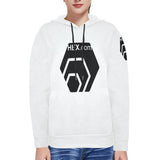 HexDotCom Black Women's All-Over Print Hoodie