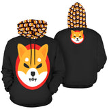 Shiba Inu Black Special Edition Women's All Over Print Hoodie