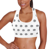 Hex Grey Women's All Over Print Sports Bra