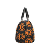 Bitcoin Black & Orange Travel Bag