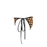 Shiba Inu Black Custom Bikini Swimsuit Bottom