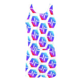 Pulse All Over Print Vest Short Jumpsuit