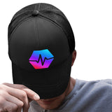 Pulse Logo Black Unisex Baseball Cap