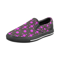5555 Pink Slip-on Canvas Women's Shoes