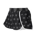 Hex Black & Grey Women's Sports Shorts