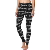 Hedron Combo White Women's Workout Leggings