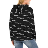 HEXdotcom White Women's All Over Print Hoodie