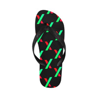 PulseX Black Flip Flops (For both Men and Women)