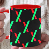 PulseX Black Ceramic Mug With Inner Color (11oz)