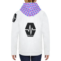 Pulses Small Hood Women's All-Over Print Hoodie