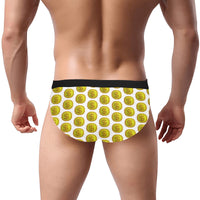 IM 3D WHT Men's Mid Rise Briefs