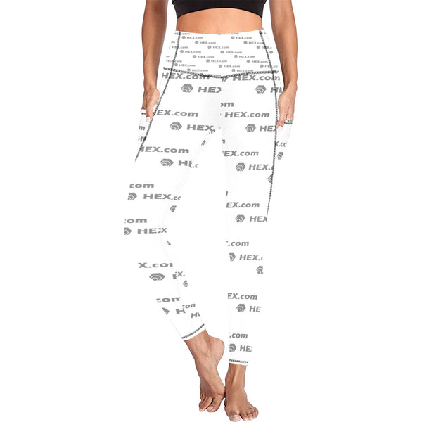 HEXdotcom Combo Grey All Over Print High Waist Leggings with Pockets