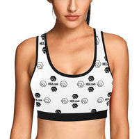 Hex Dot Com Women's All Over Print Sports Bra