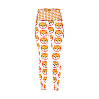 Shiba Inu All Over Print High Waist Leggings with Pockets