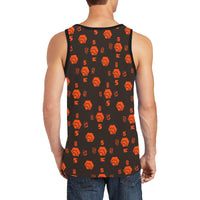 5555 Orange Men's All Over Print Tank Top