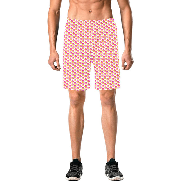 Hex Small Men's All Over Print Elastic Beach Shorts