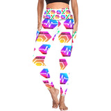 HPXdotCOM All Over Print High Waist Leggings with Pockets