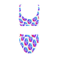 Pulse Sport Top & High-Waisted Bikini Swimsuit - Crypto Wearz