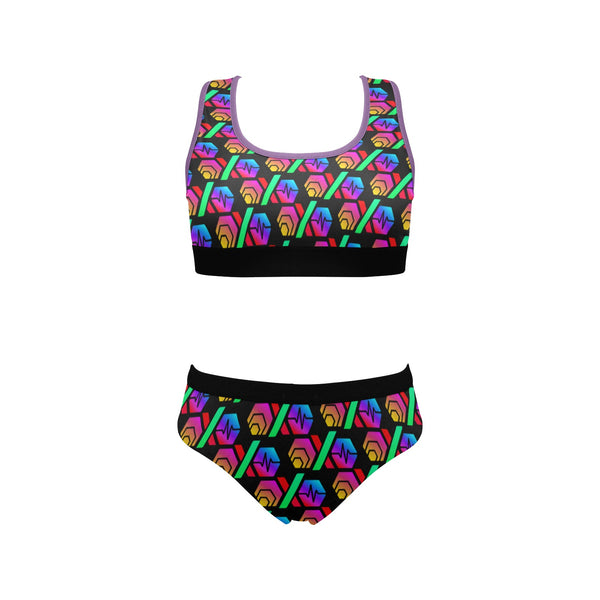 Hex PulseX Pulse Black Women's Sports Bra Yoga Set