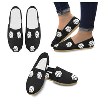 Hex White Black Casual Canvas Women's Shoes