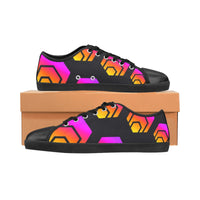 Hex Black Tapered Women's Canvas Shoes