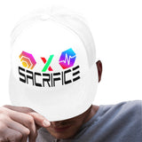 Sacrifice Black Hip Hop Flat Brim Cap