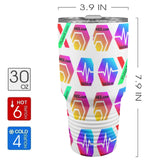 HPXdotCOM Insulated Stainless Steel Tumbler (30oz ）