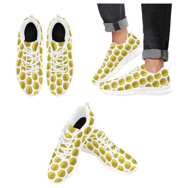 IM 3D WHT Men's Breathable Sneakers