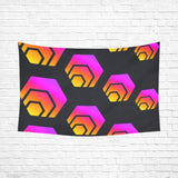 Hex Black Special Edition Wall Tapestry 90"x 60" - Crypto Wearz