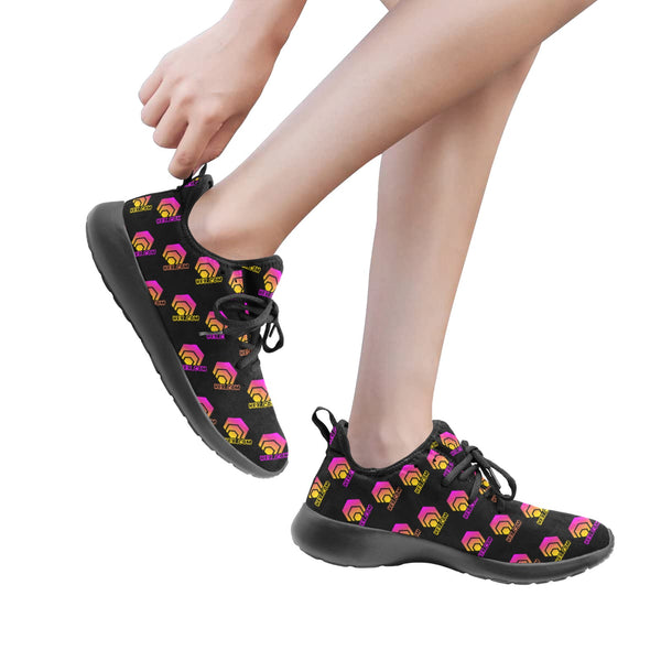 Hex Color Dot Com Black Women's Slip-On Sneakers