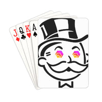 Hex Face Custom Poker Card 2.5"x3.5"
