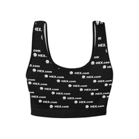 HEXdotcom Combo White Women's All Over Print Sports Bra