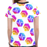 Hex Pulse Combo Women's All Over Print Mesh Cloth T-shirt