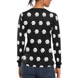 Hex White Black Women's Long Sleeve T-shirt