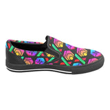 HPXdotCOM Black Slip-on Canvas Women's Shoes