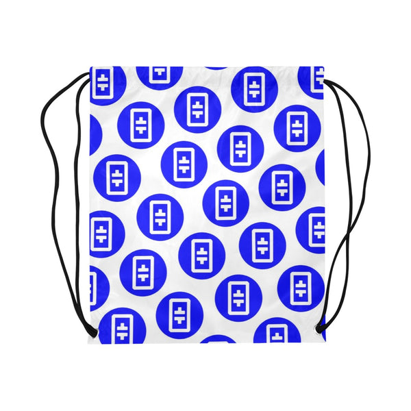 Thetas Blue Drawstring Bag (Large)