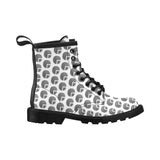 Future 3d WHT Men's PU Leather Martens Boots