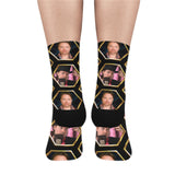 Richard Heart Faces1 Sublimated Crew Socks (3 Packs)