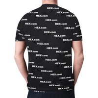 HEXdotcom White Men's All Over Print Mesh T-shirt