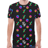 RH HPX White Men's All Over Print Mesh T-shirt