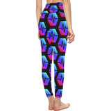 Pulse Black Women's High-Waisted Leggings