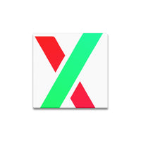 PulseX Logo Canvas Print 12"x12"