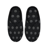 Hex Black & Grey Men's Non-Slip Cotton Slippers