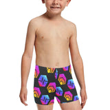 Hex Pulse Combo Black Little Boys' Swimming Trunks