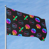 Pulse NFT HowTo Hex PlsX Custom Flag (72" x 48")(One Side)