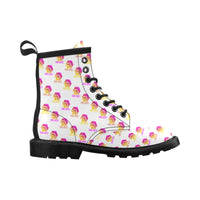 Hex Color Dot Com Women's PU Leather Martens Boots