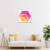 Hex Logo Canvas Print 12"x12"