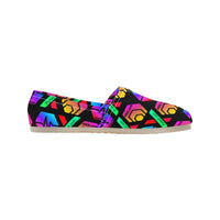 HPXdotCOM Black Women's Canvas Slip-On Shoes