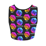 Hex Pulse TEXT Black Women's Sports Bra